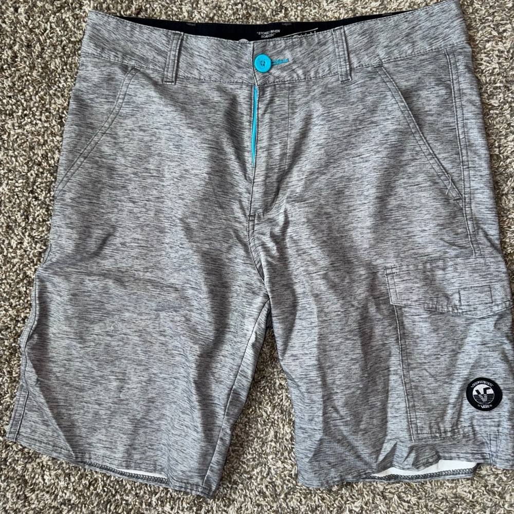 Vans Vanphibian Series Gray and Black Swim/Board Shorts